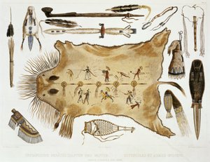Utensilios y armas indias, lámina 21 del Volumen 2 de 
